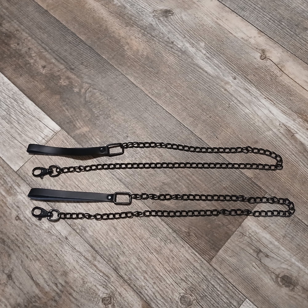 (2) Cosplay Metal Leash 36in